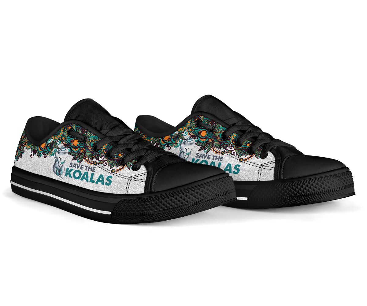 Save The Koalas - Koalas Low Top Shoe - Love Love Top Shoes