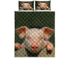 Pig Face - Love Quilt Bedding Set