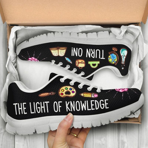 Turn On - The Light Of Knowledge Sneakers, Runni- Love Sneakers