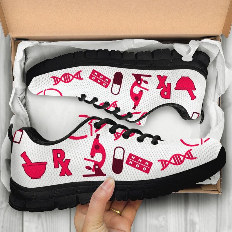 Pharmacy Icon Shoes Sneakers, Running Shoes, Shoes For Women, Shoes For Men, Custom Shoes, L- Love Sneakers