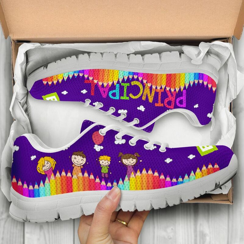 Principal Abc- Purple Sneakers, Runni- Love Sneakers