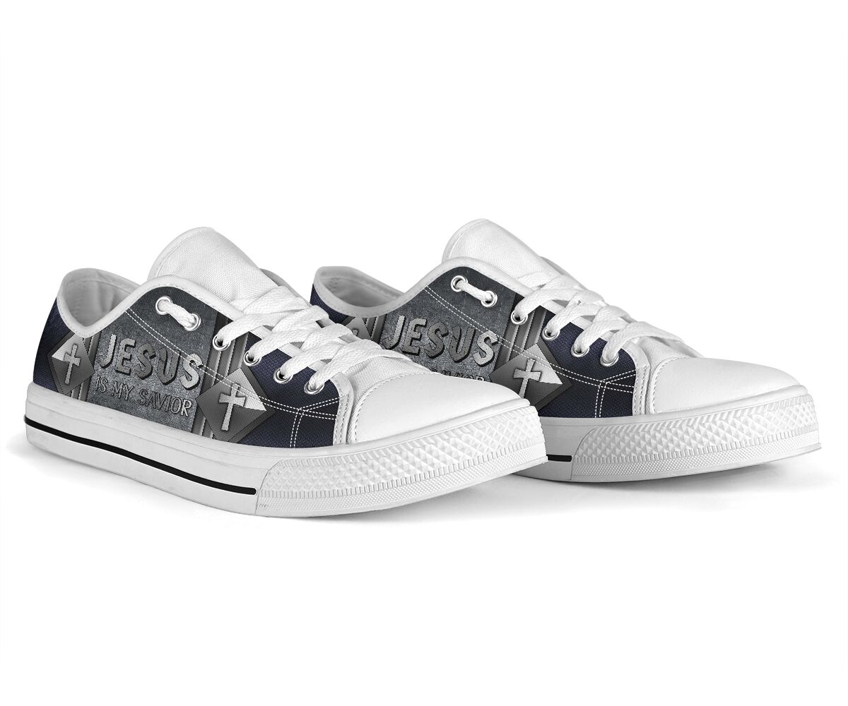 Jesus Is My Savior Lowtop Shoe - Love Love Top Shoes