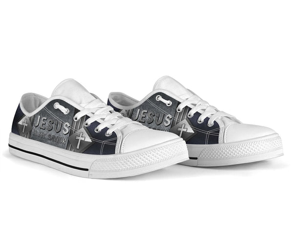 Jesus Is My Savior Lowtop Shoe - Love Love Top Shoes