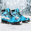 Dolphin Ocean Paint Boots Sky - Love All Season Boots