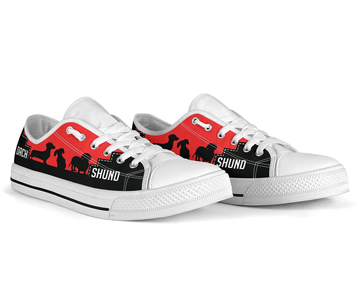 Dachshund Step - Low Top Shoe - Love Love Top Shoes