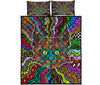 Cat Coloful Style Quilt Bed Set - Love Quilt Bedding Set
