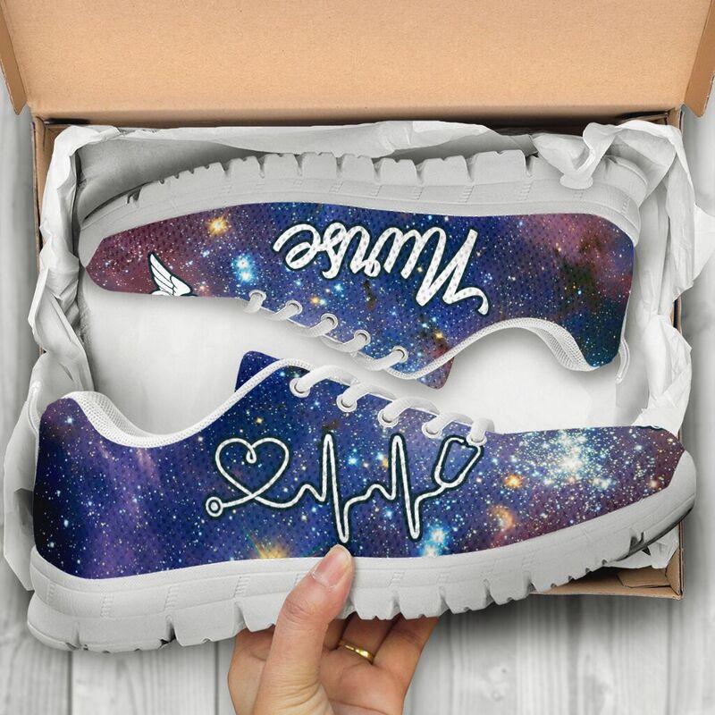 Nurse- Galaxy 3 Sneakers, Running Shoes, Shoes For Women, Shoes For Men, Custom Shoes, L- Love Sneakers