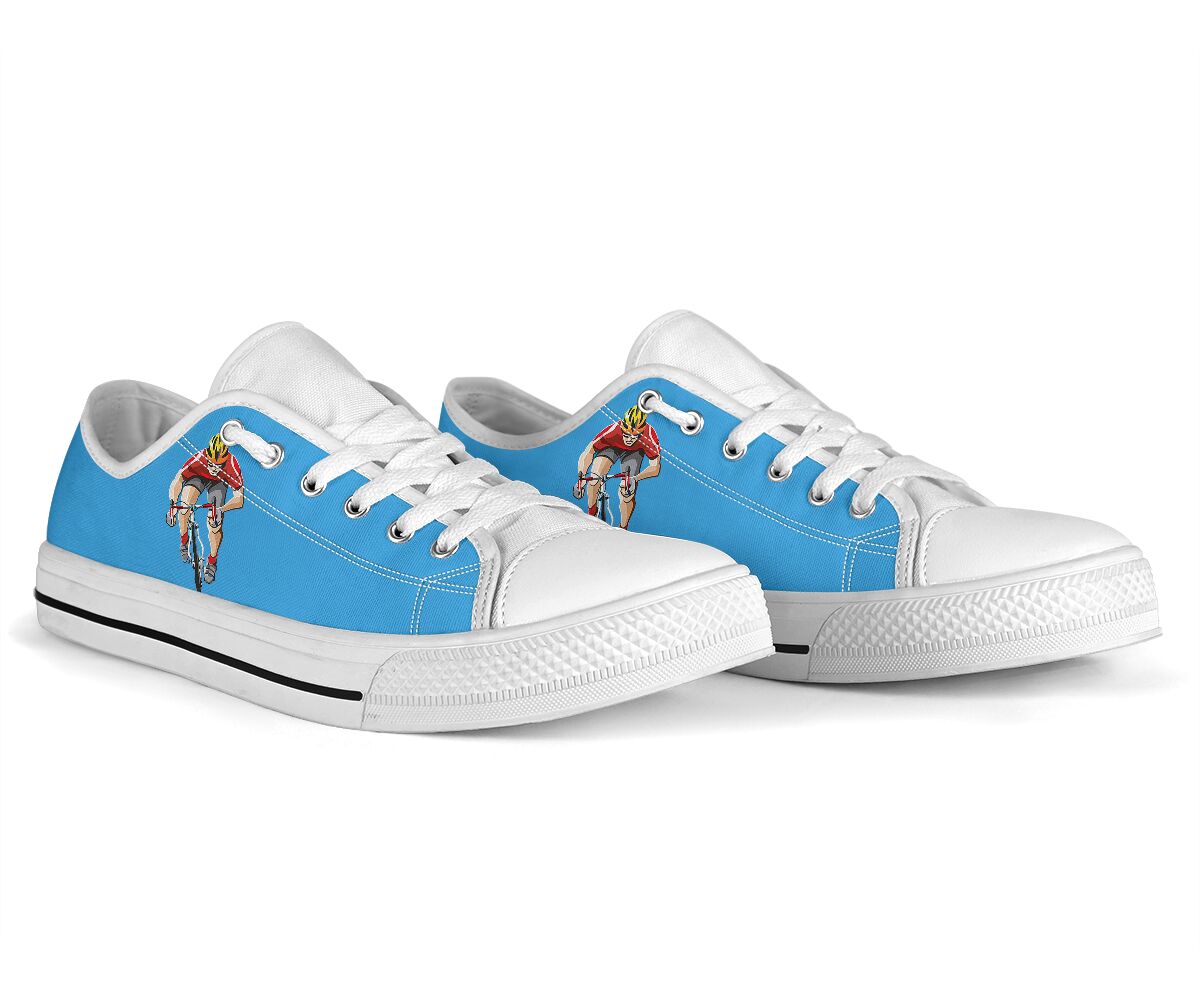 Cycling Blue - Low Top Shoe - Love Love Top Shoes