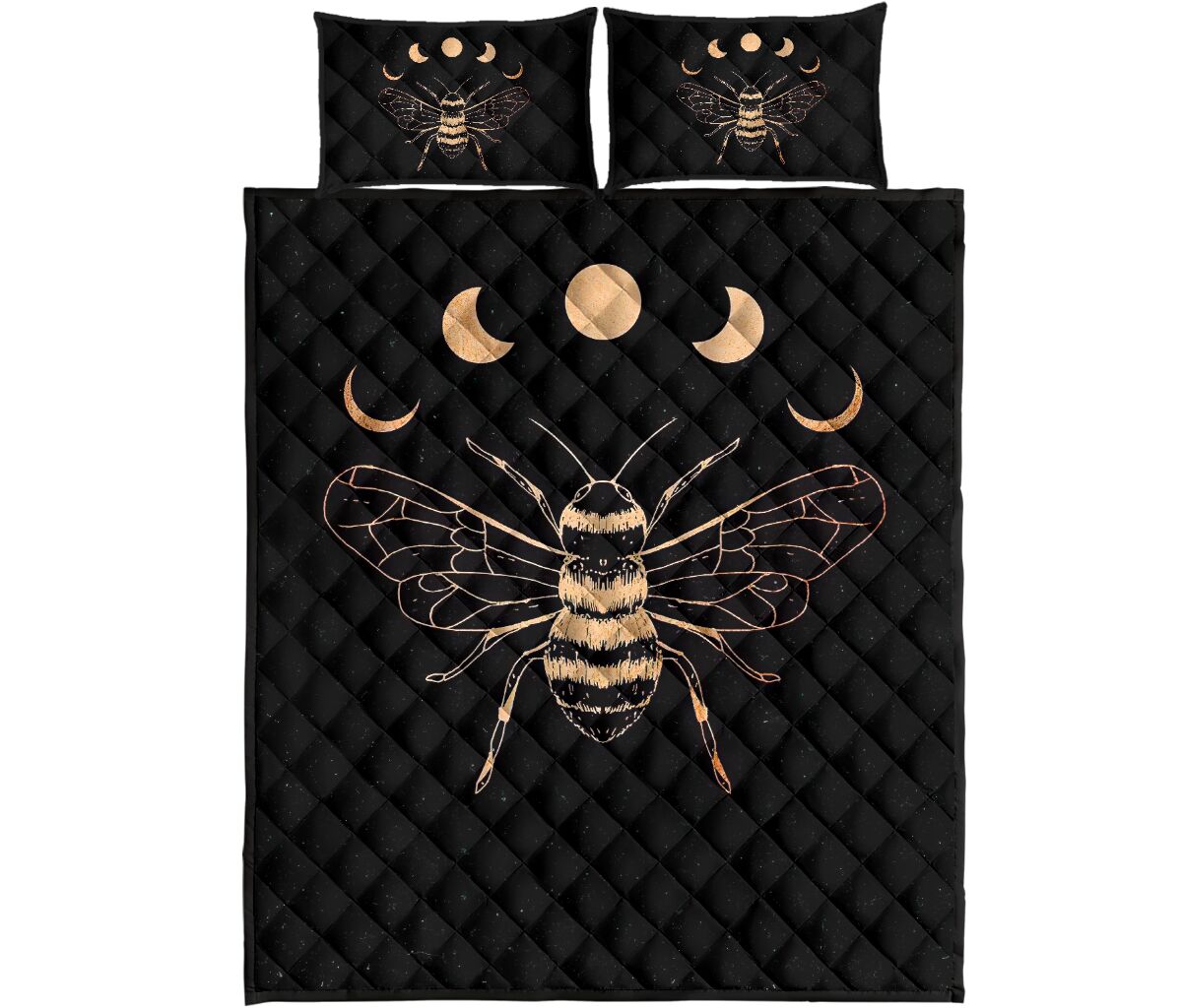 Bee Flower Quilt Bed Set 884614