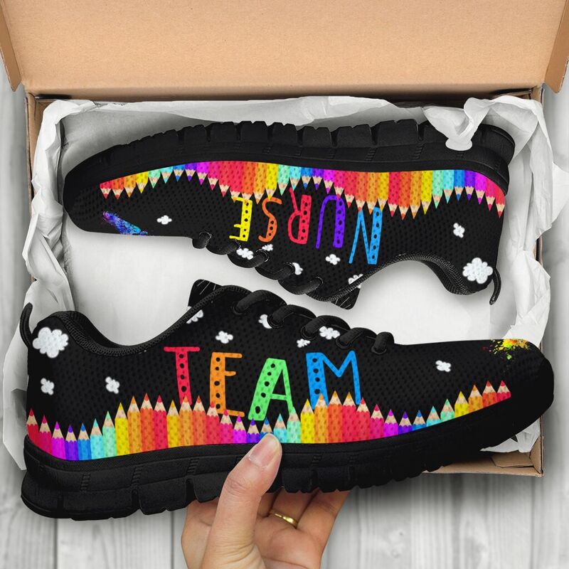 Nurse Team Kd Sneakers, Running Shoes, Shoes For Women, Shoes For Men, Custom Shoes, L- Love Sneakers