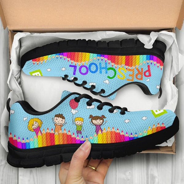 Preschool Abc Sole Black Sneakers, Running Shoes, Shoes For Women, Shoes For Men, Custom Sh- Love Sneakers