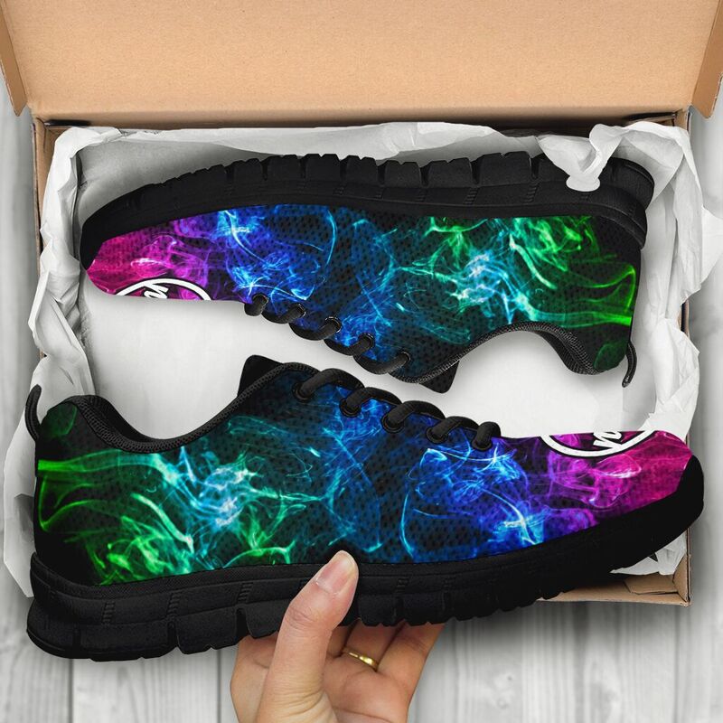 Nurse Smoking Black Soles Sneakers, Running Shoes, Shoes For Women, Shoes For Men, Custom Sh- Love Sneakers