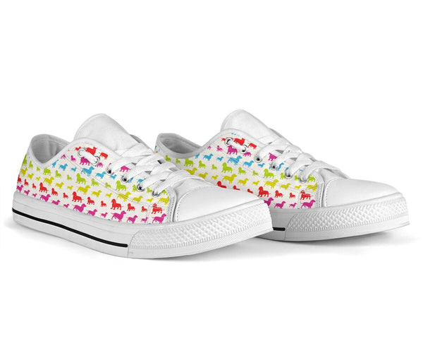 Dachshund Colorful- Low Top Shoe - Love Love Top Shoes