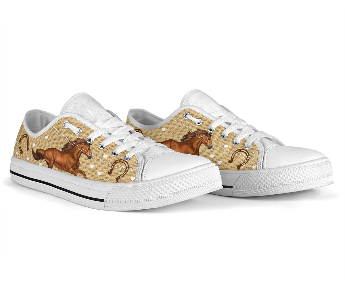 Horse Heart Low Top  Shoes