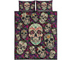 Quilt Bed Set - Skull 62 - Love Quilt Bedding Set