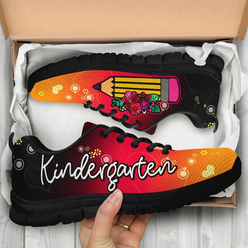 Kindergarten Pencil Flower Bro Sneakers, Runni- Love Sneakers