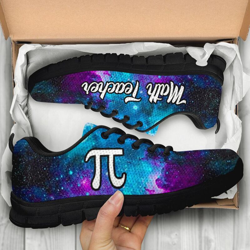 Math Teacher- Galaxy Sneakers, Running Shoes, Shoes For Women, Shoes For Men, Custom Shoes,- Love Sneakers