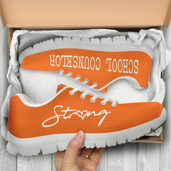 School Counselor All Orange Kd Sneakers, Runni- Love Sneakers