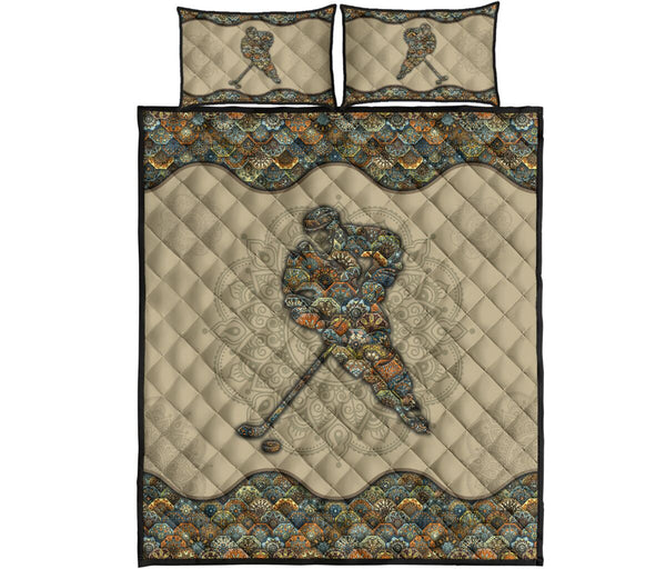 Quilt Bed Set - Mandala - Hockey 46 - Love Quilt Bedding Set