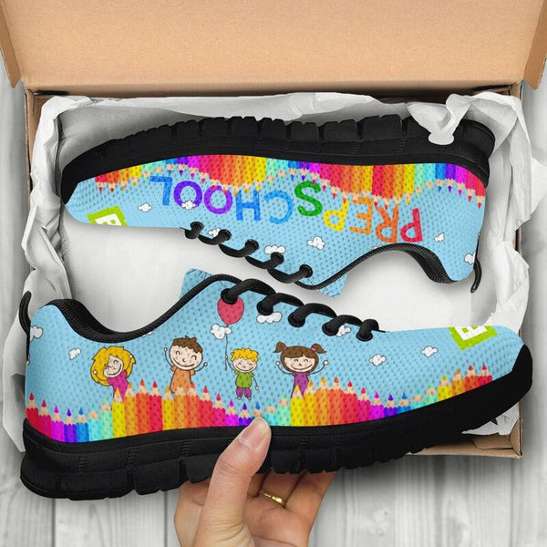 Preschool Abc Sole Black Shoes Sneakers, Running Shoes, Shoes For Women, Shoes For Men, Cust- Love Sneakers