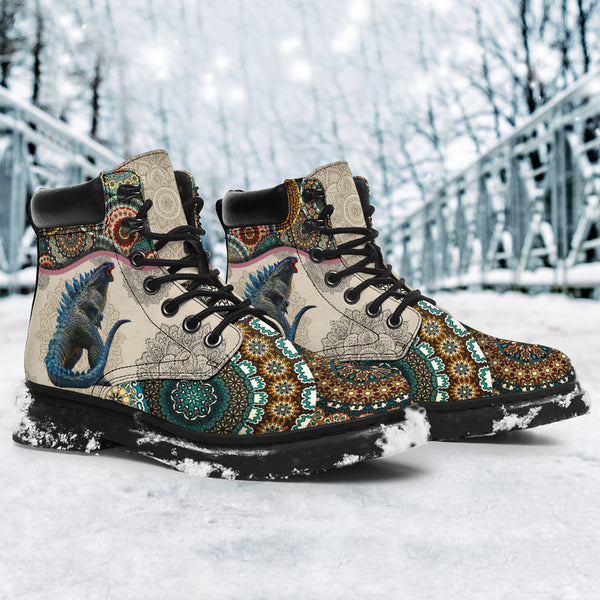 Godzilla - Vintage Mandala Asboot Kd - Love All Season Boots