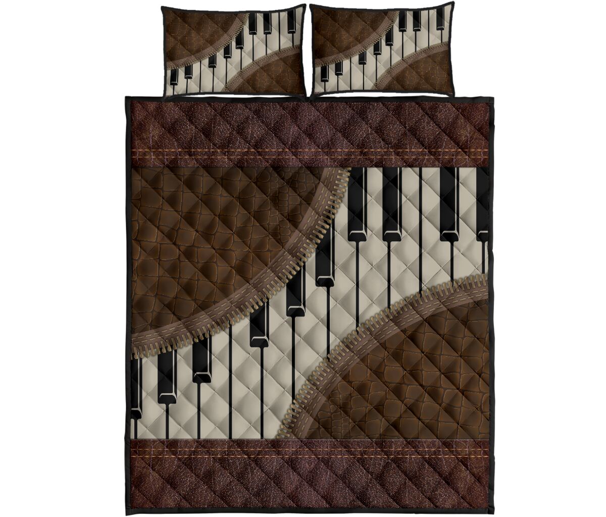 Leather Hobbies Quilt Bed Set - Love Quilt Bedding Set