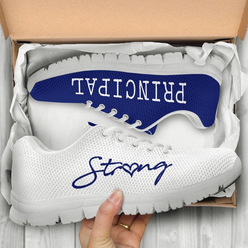 Principal Strong- Royal Blue White Kd Sneakers, Runni- Love Sneakers