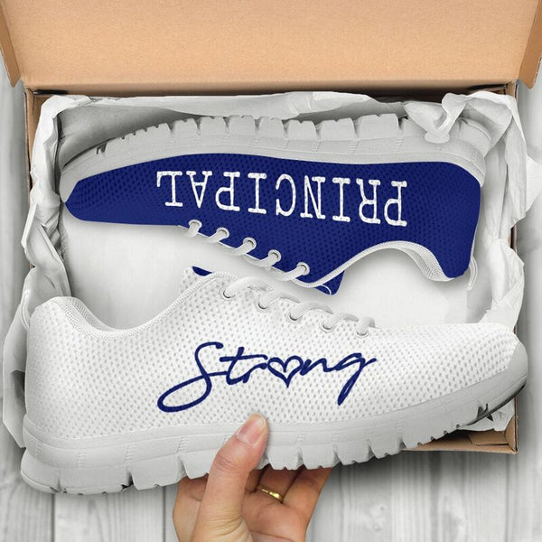 Principal Strong- Royal Blue White Kd Sneakers, Runni- Love Sneakers