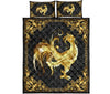 Chicken Farm Celtic Gold Style Quilt Bed Set - Love Quilt Bedding Set