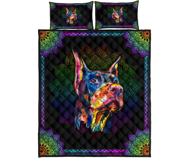 Quilt Bed Set - Dobermann 33 - Love Quilt Bedding Set