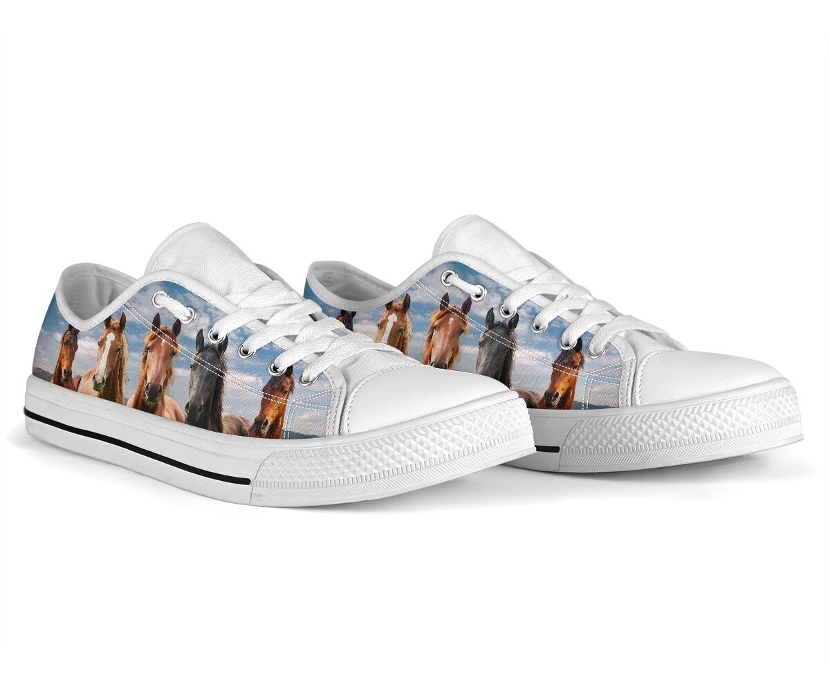 Horses Family Low Top -  Shoes