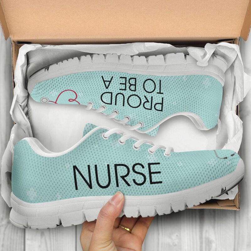 Nurse Proud Sneakers, Running Shoes, Shoes For Women, Shoes For Men, Custom Shoes, L- Love Sneakers