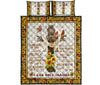 God Cross Quilt Bed Set - Love Quilt Bedding Set