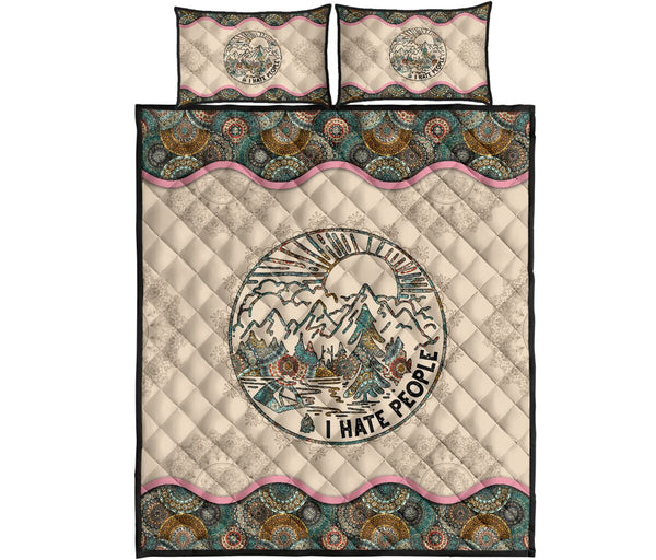 Quilt Bed Set - Camping 76 - Love Quilt Bedding Set