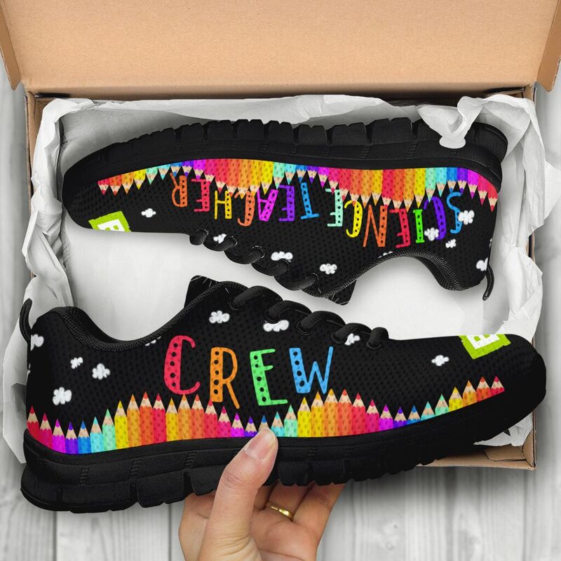 Science Teacher Crew Abc Kd Sneakers, Runni- Love Sneakers