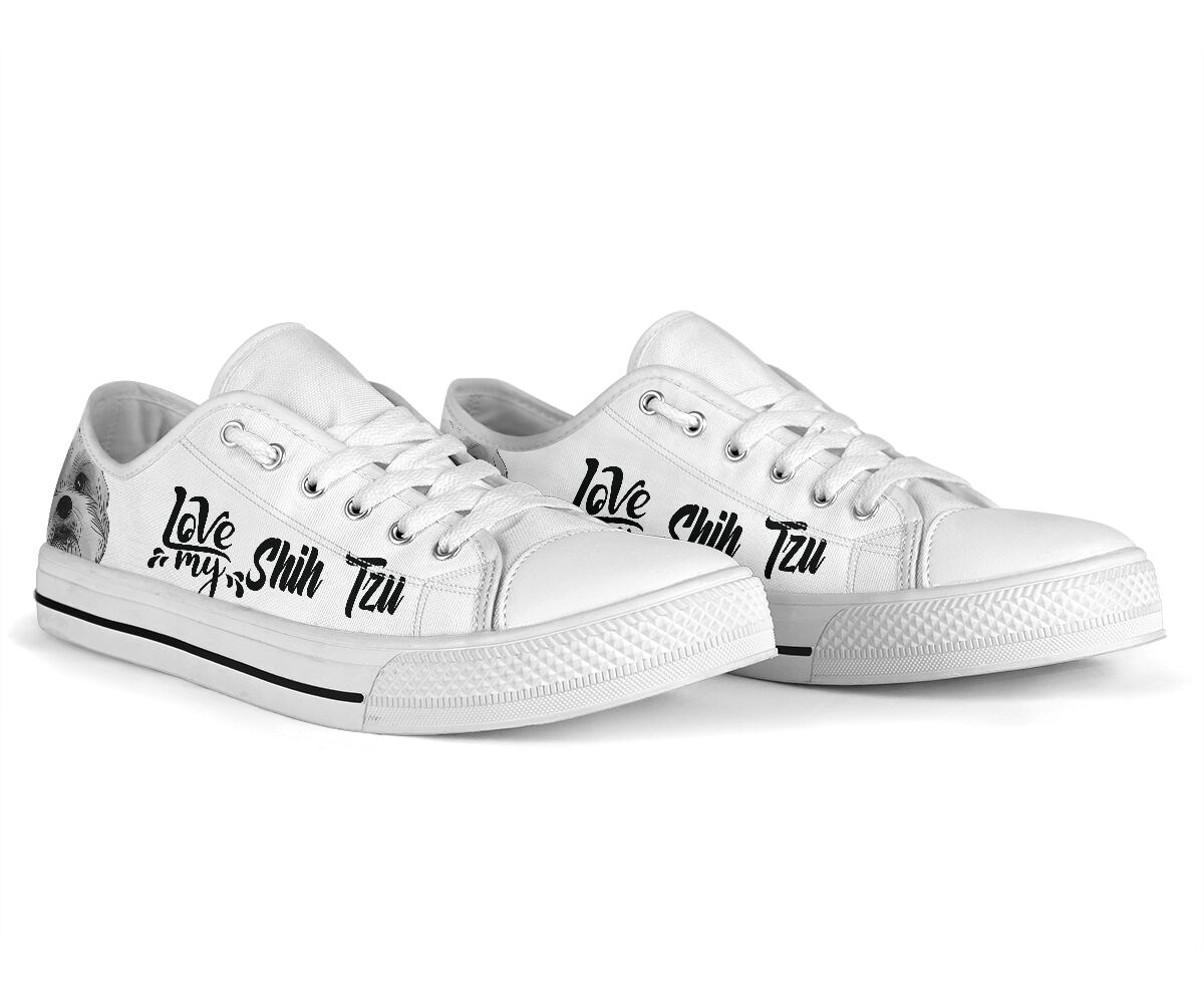 Love My Shih Tzu - Low Top Shoe - Love Love Top Shoes