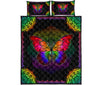 Butterfly Mandala Style Quilt Bed Set - Love Quilt Bedding Set