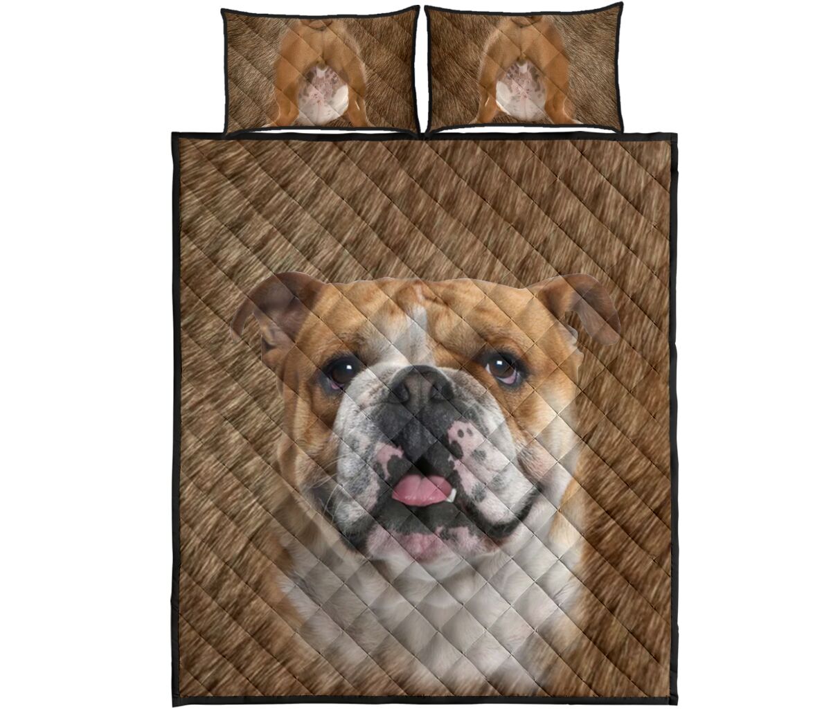 Bulldog Body - Bed Set - Love Quilt Bedding Set