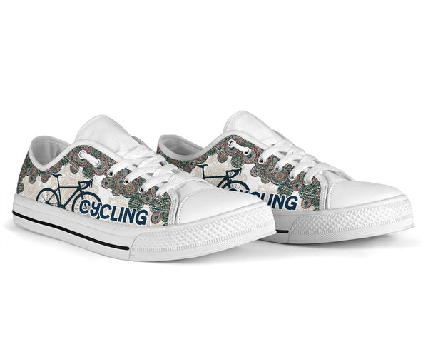 Cycling Mandala - Low Top Shoe - Love Love Top Shoes