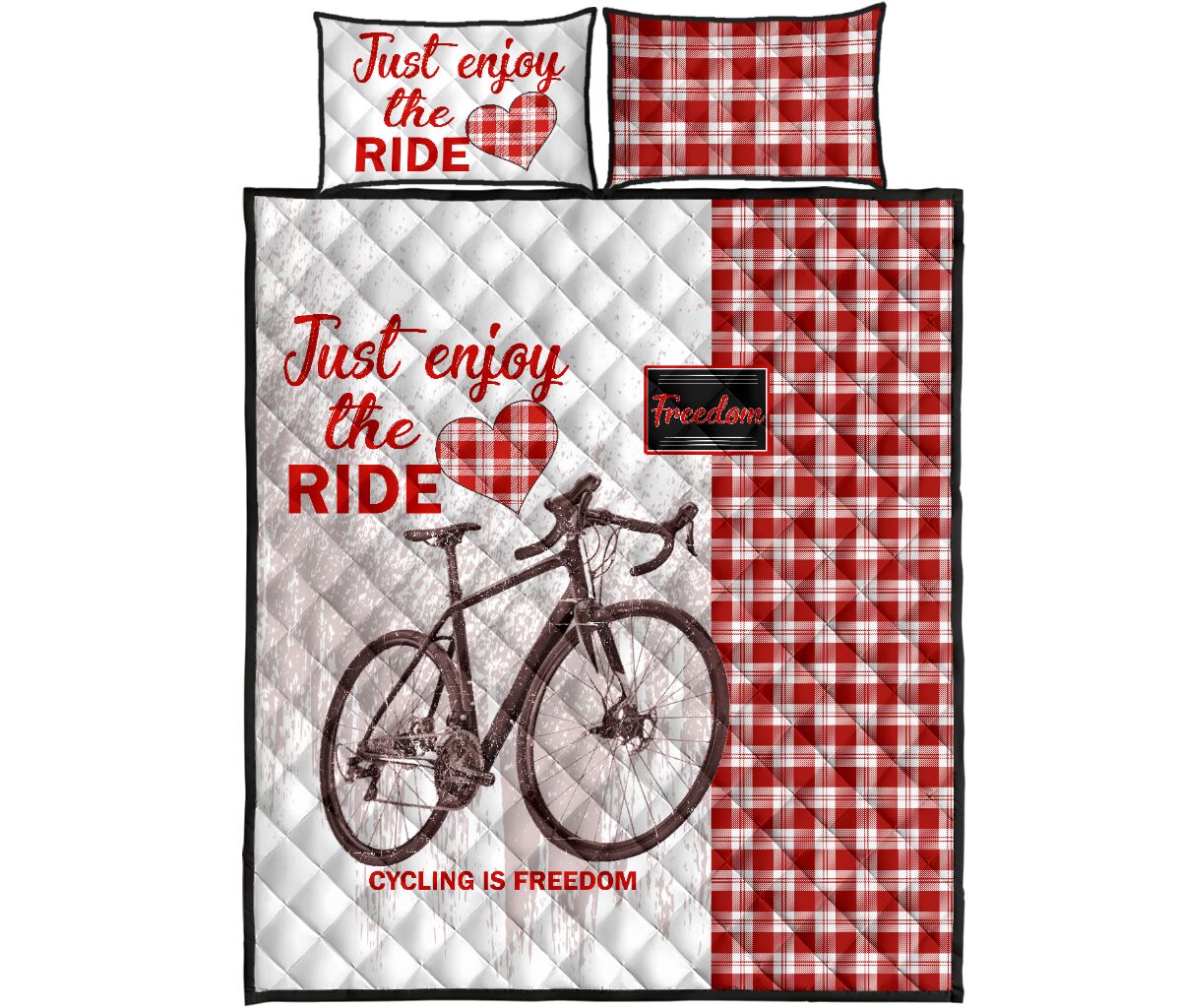 Cycling Life Is Better Caro - Bed Set - Love Quilt Bedding Set