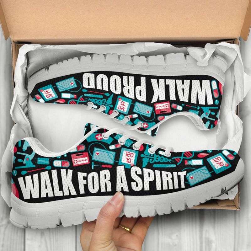 Nurse - Walk Proud Sneakers, Runni- Love Sneakers