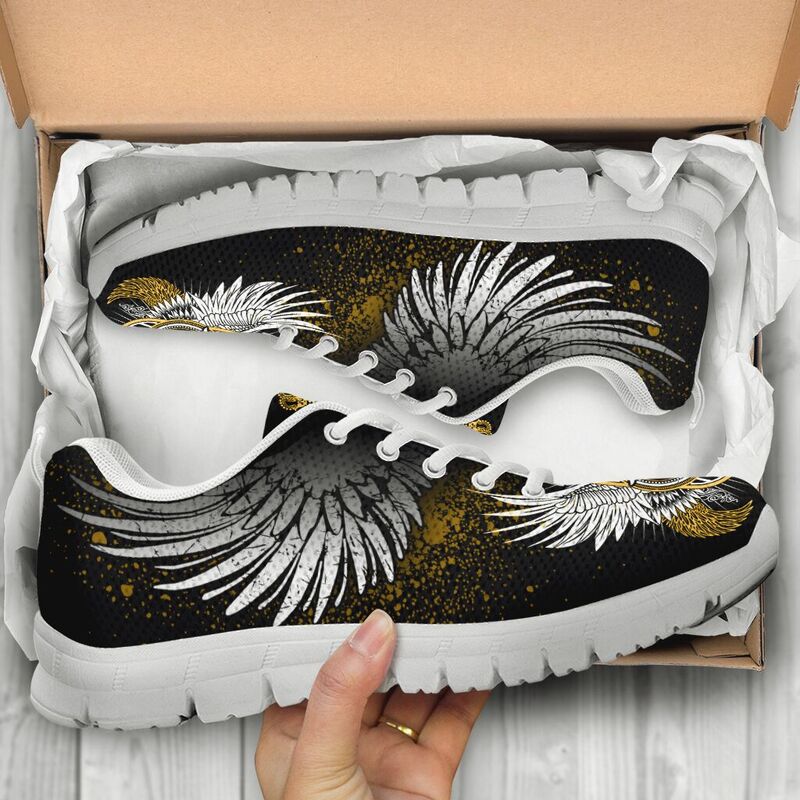 Nurse Wings Cross Sneakers, Running Shoes, Shoes For Women, Shoes For Men, Custom Shoes, L- Love Sneakers