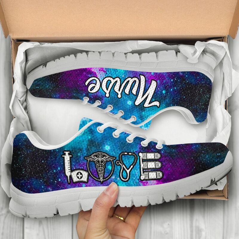 Nurse Love Sneakers, Running Shoes, Shoes For Women, Shoes For Men, Custom Shoes, L- Love Sneakers