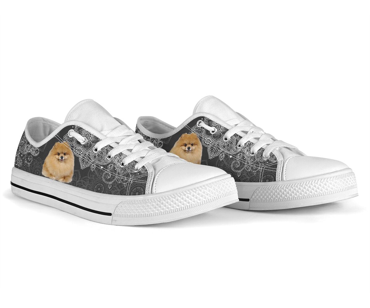 Pomeranian Mandala - Low TopShoe - Love Love Top Shoes
