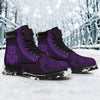 Owl Mandala Asboots Purple 2 - Love All Season Boots