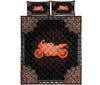 Biker Quilt Bed Set 94 - Love Quilt Bedding Set