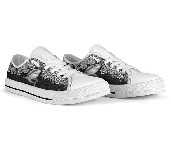 Shark - Pattern - Low Top Shoe - Love Low Top Shoes