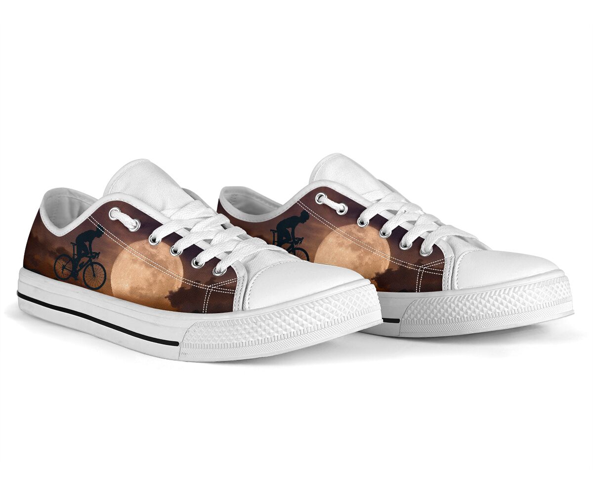 Cycling Moon - Low Top Shoe - Love Love Top Shoes