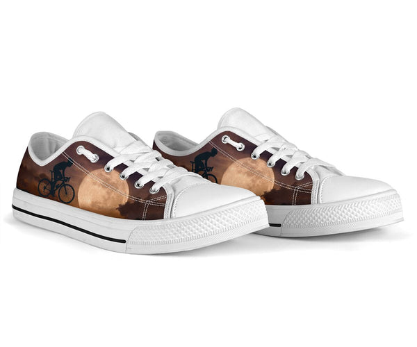Cycling Moon - Low Top Shoe - Love Love Top Shoes