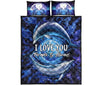 Quilt Bed Set - Dolphin - I Love You 92 - Love Quilt Bedding Set